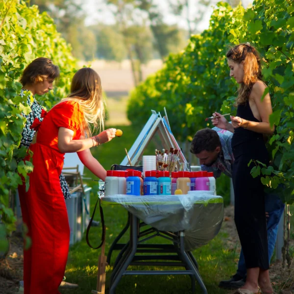 Wiosna, Wiosna ach to Ty! Malowanie z winem w plenerze