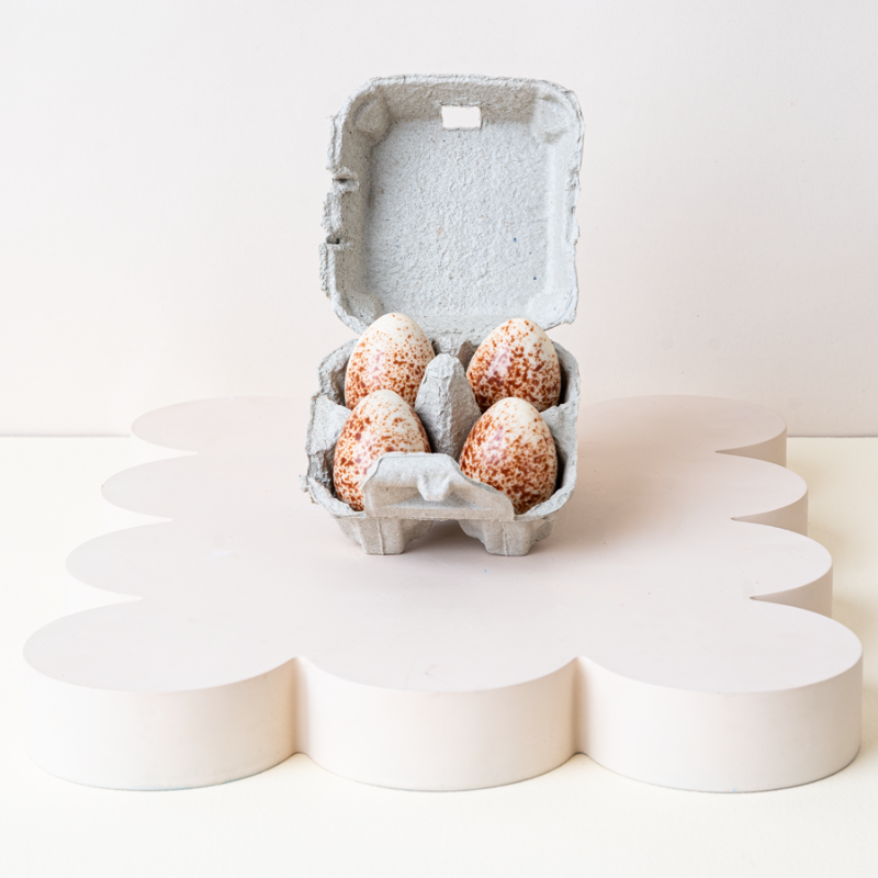 Jajka z czekolady w wytłoczce