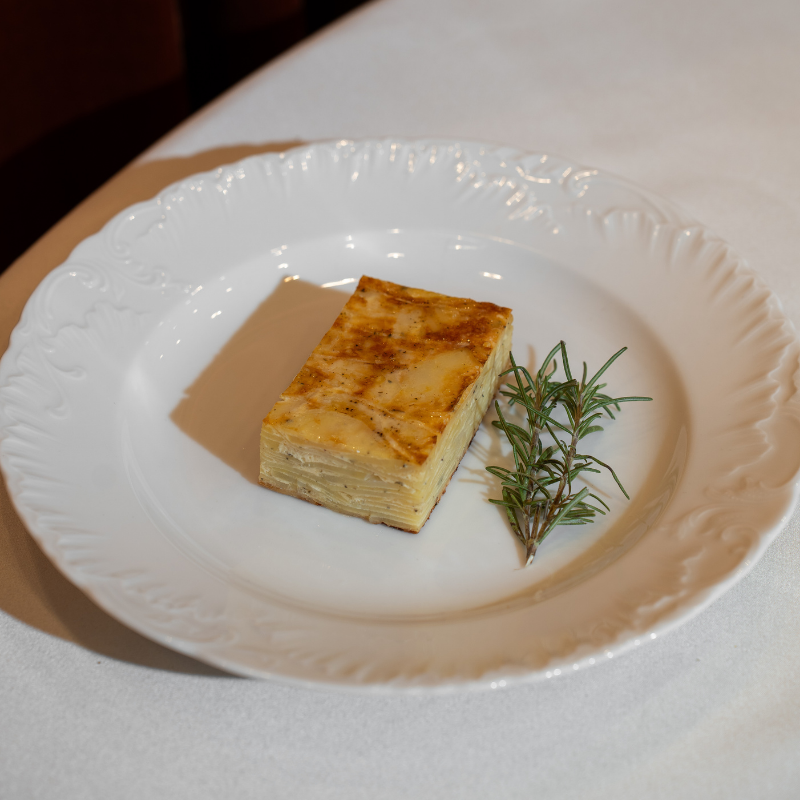 Ziemniaki au gratin truflowe